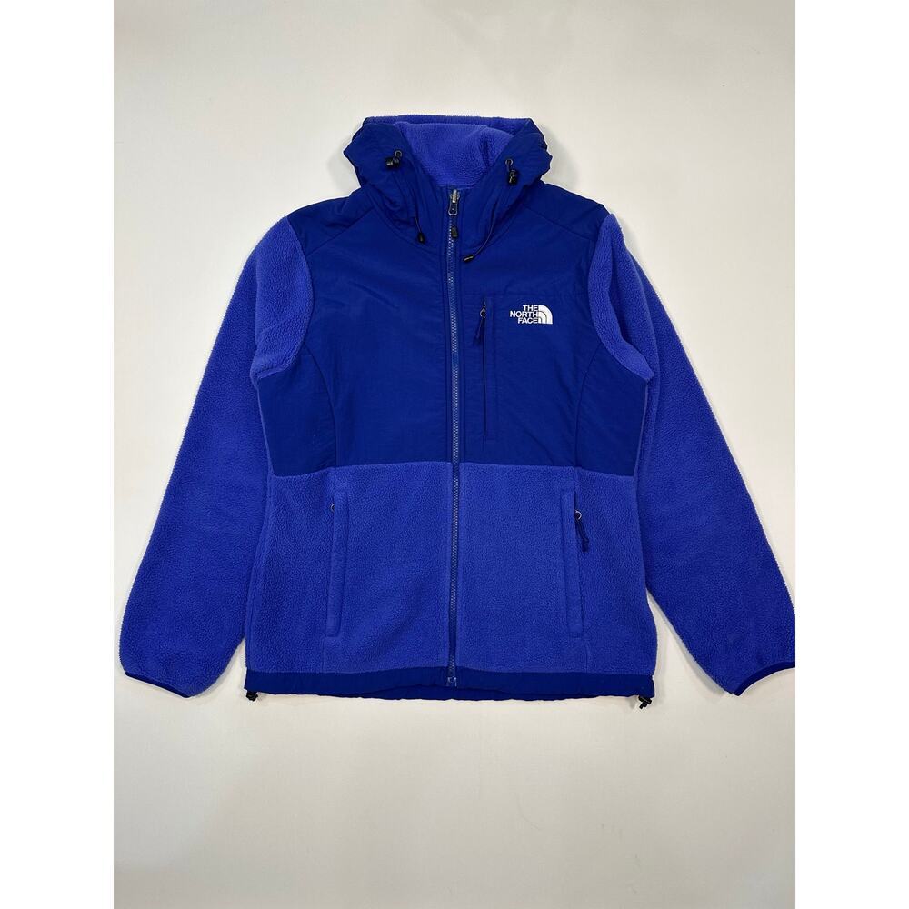 The North Face Polartec Royal Blue Zip Front Hooded Jacket Women’s Size Medium